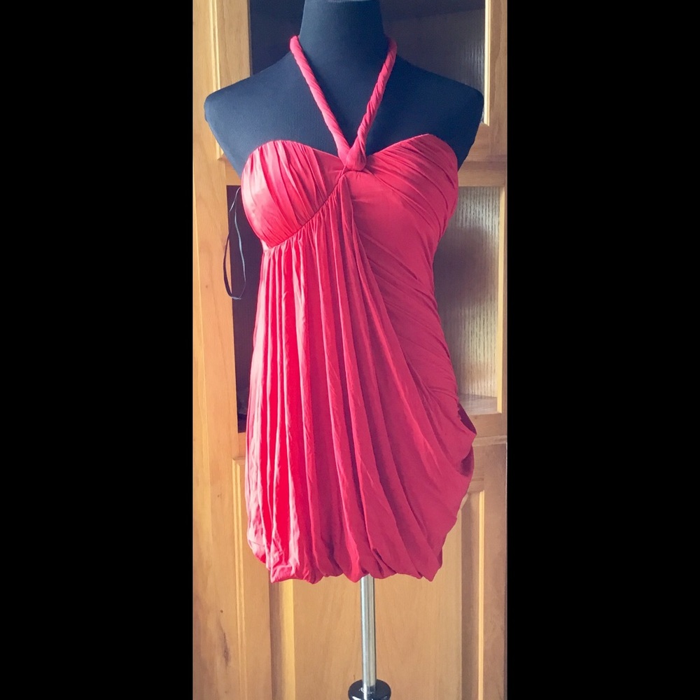 Beautiful red Bebe dress