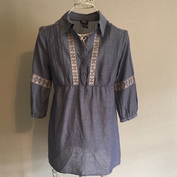 Blue Asphalt Tops - Blue Asphalt bohemian tunic