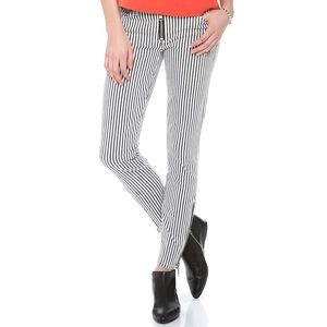 Elizabeth n James black white stripe skinny jeans