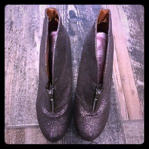 Madden Girl Multicolor Sparkle Booties