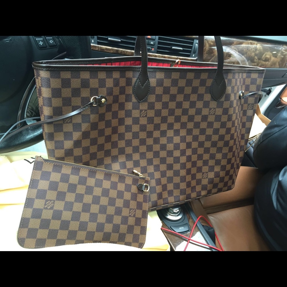 Lv damier neverfull