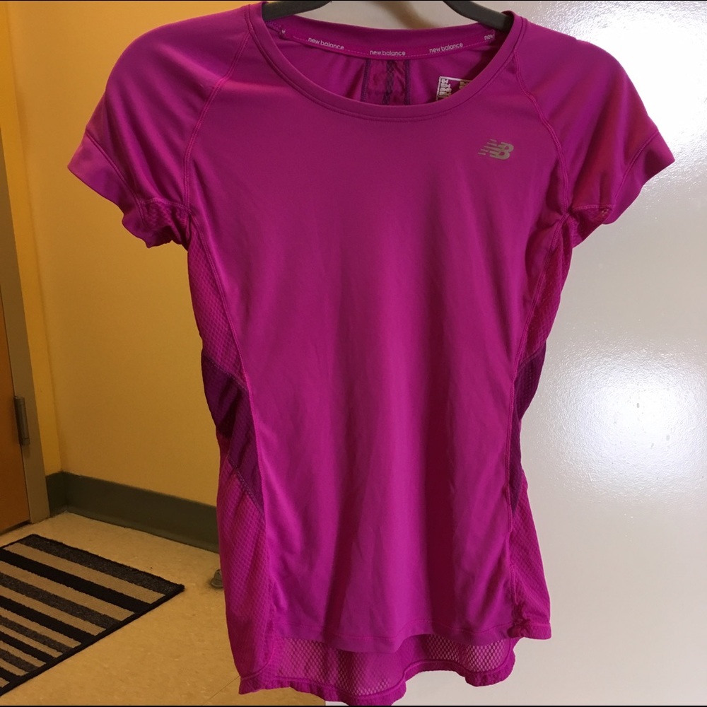 Purple/pink workout shirt