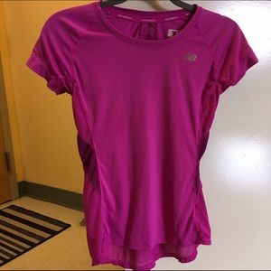 Purple/pink workout shirt