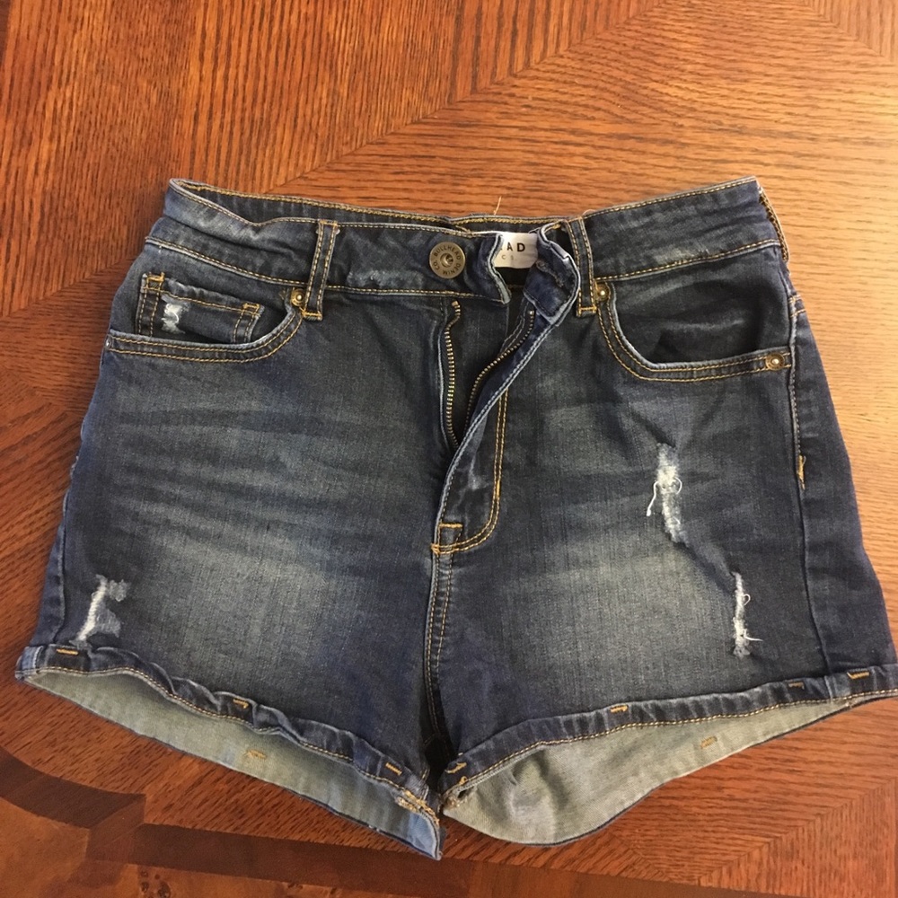 Pac Sun high rise jean shorts
