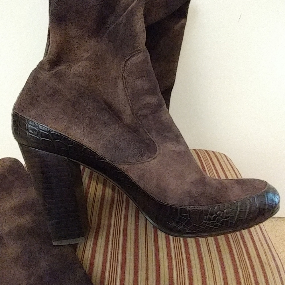 DJP s Tall Suade Boots