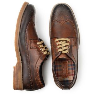 Bed Stu Beacon Tawny Zone Leather Men’s Wingtip Derby Oxfords Size 9 Cayuga II: Lightweight Leather Wingtip Derby | Bed Stu – Bed|Stü main image 2