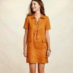 Maeve Mango Linen dress
