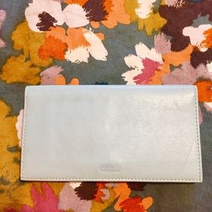 Coach Leather Checkbook Cover