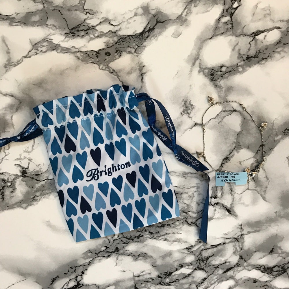 NWT Brighton Heart Strung Anklet