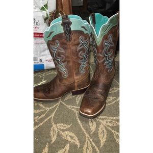 Justin Brand Women's Boots blue and Teal