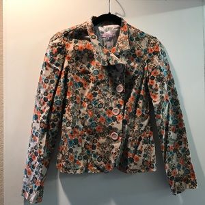 Corduroy Floral Jacket A1