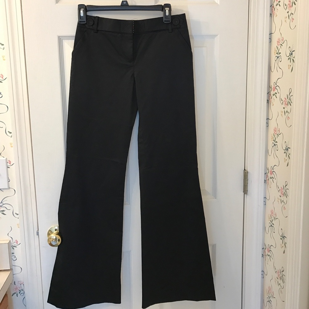 Diane von furstenberg black cotton pants. Size 2