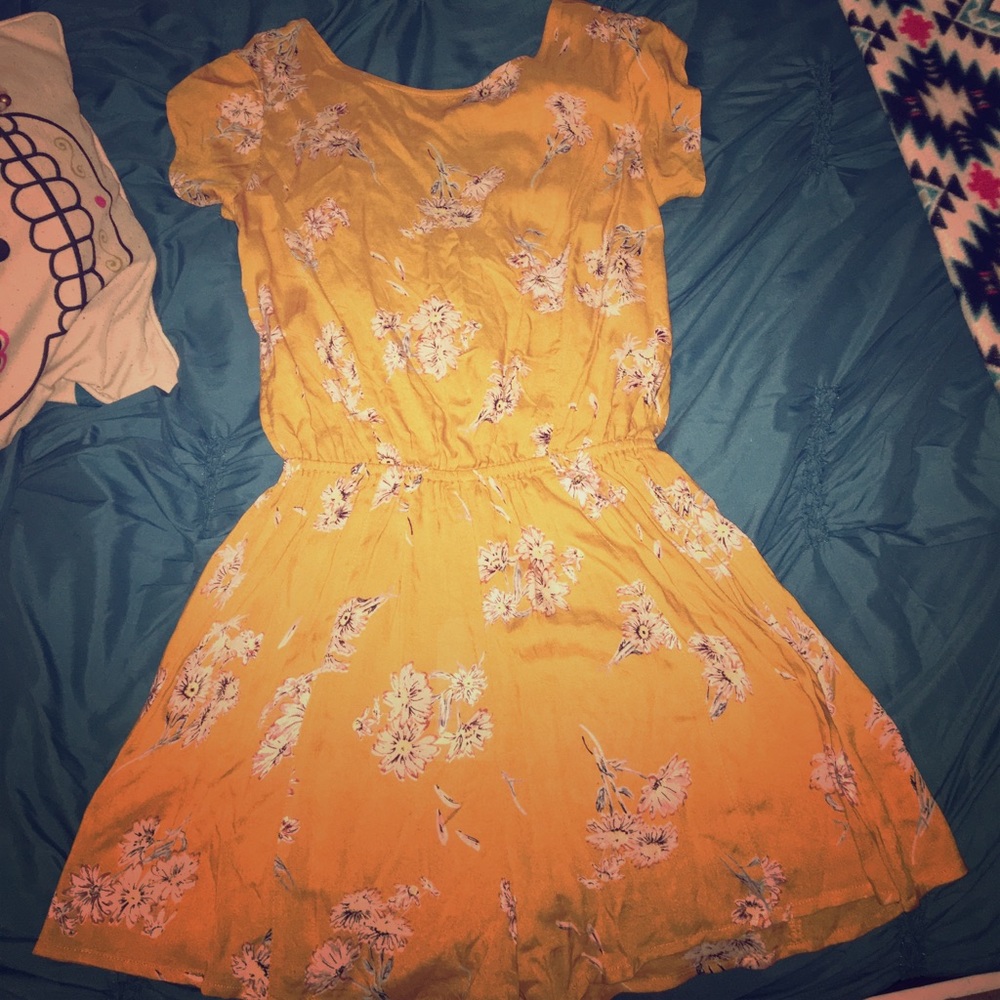 mustard billabong romper