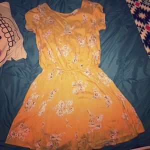 mustard billabong romper