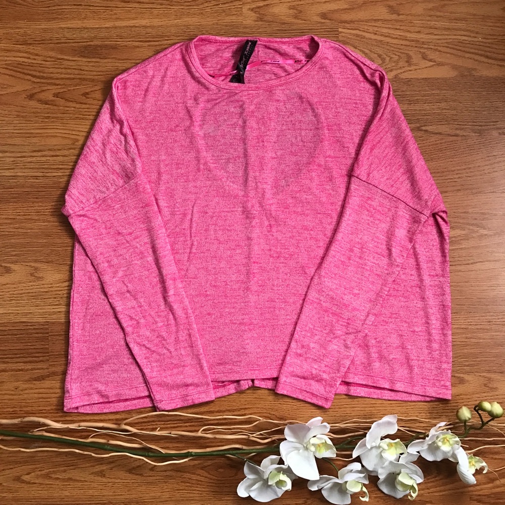Betsey Johnson Activewear Heart Cut Out Top