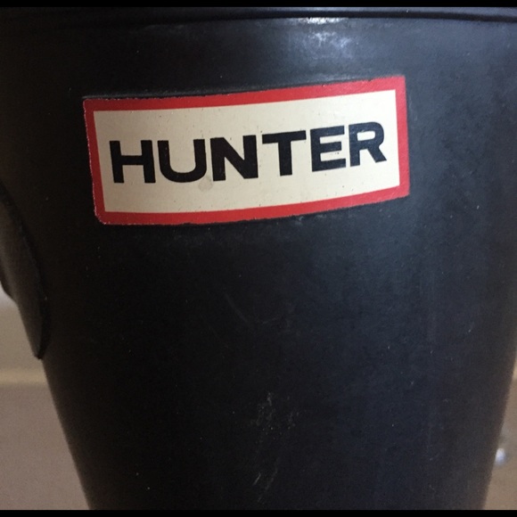 Hunter black tall boots women's size US7 - Picture 4 of 4