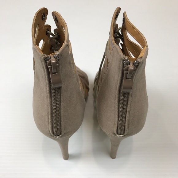 ❗️LAST  Taupe, Lace-Up, 5" Heels - Picture 7 of 7