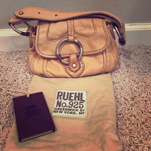 RUEHL Small Mustard Leather Purse