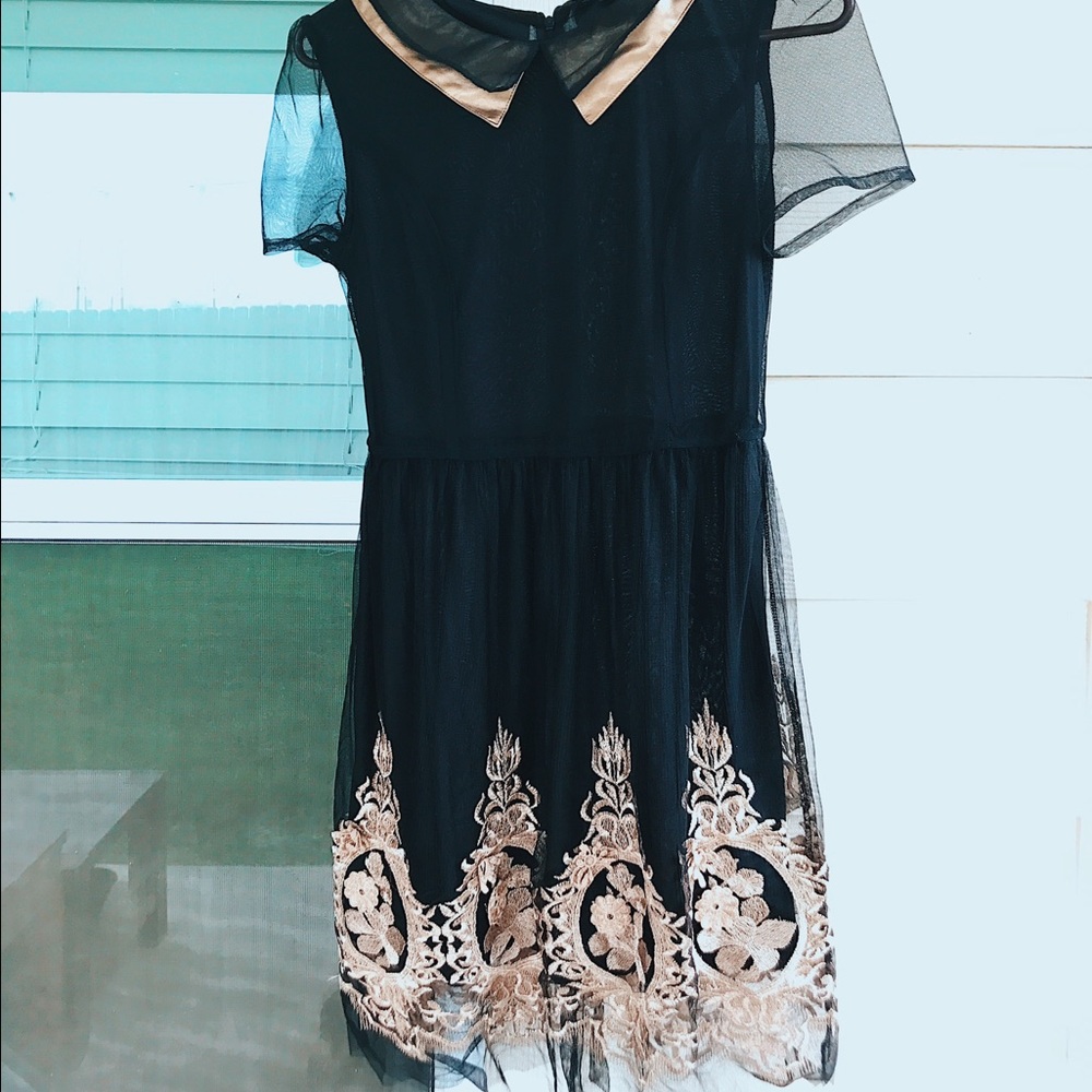 Handmade A-line with embroidery