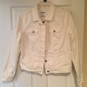 Old Navy off white denim jacket