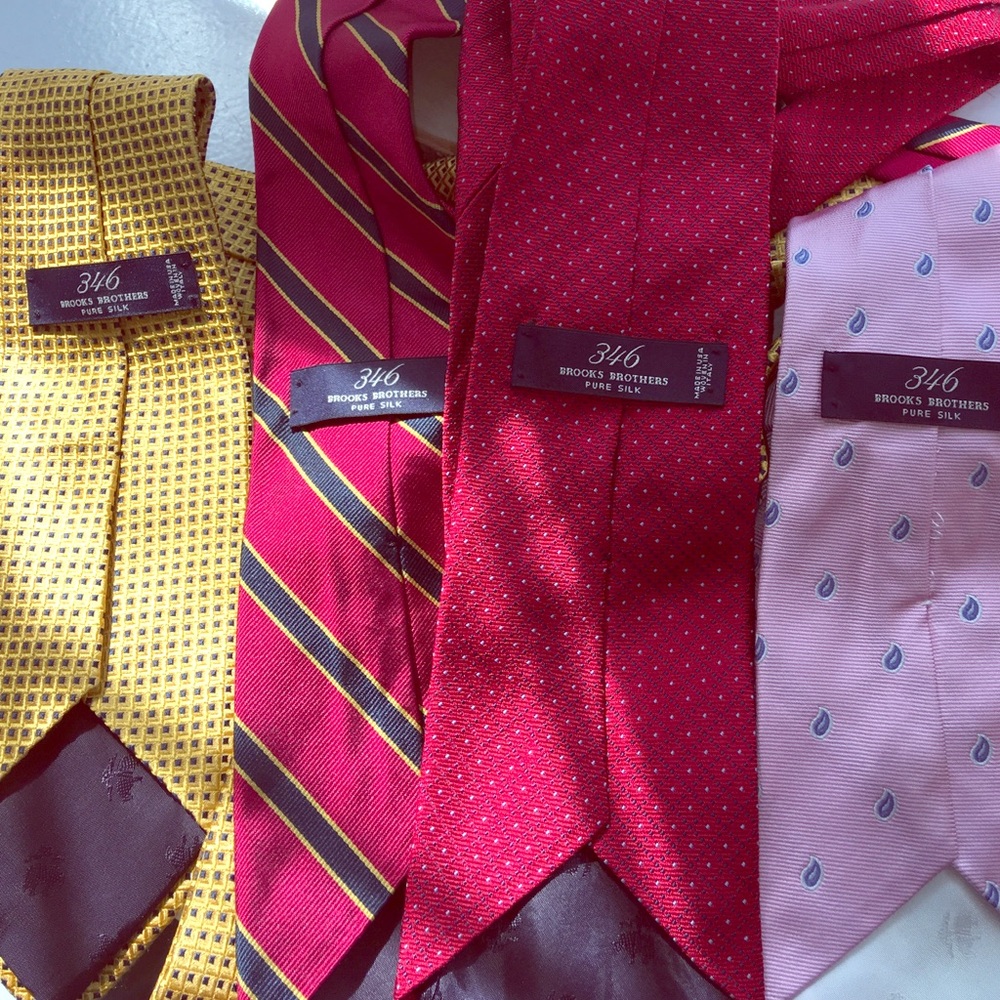 4 Brooks Brothers Silk Ties