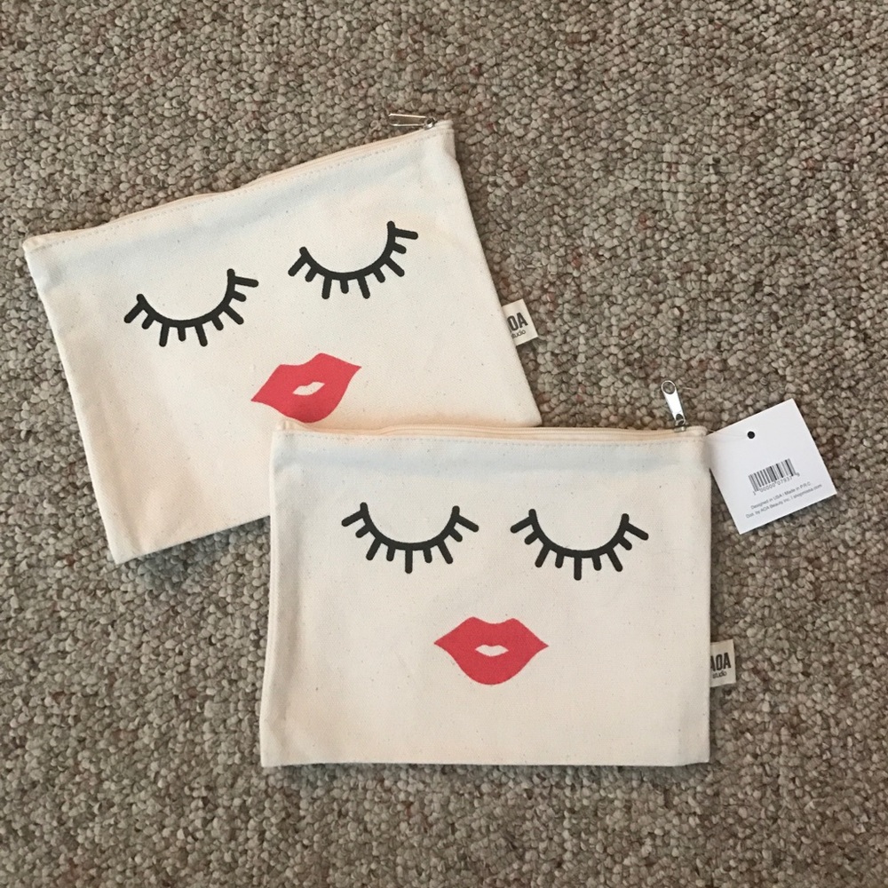 Canvas Cosmetics Bag