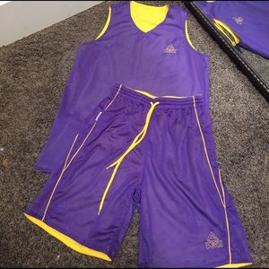 Peak- Matching top and shorts