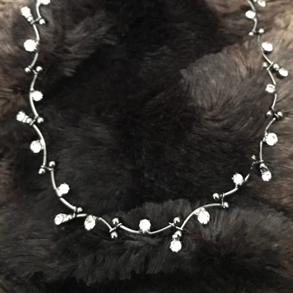 SAVANNAH B CZ BLACK VINE NECKLACE NWT🌹🌹🌹