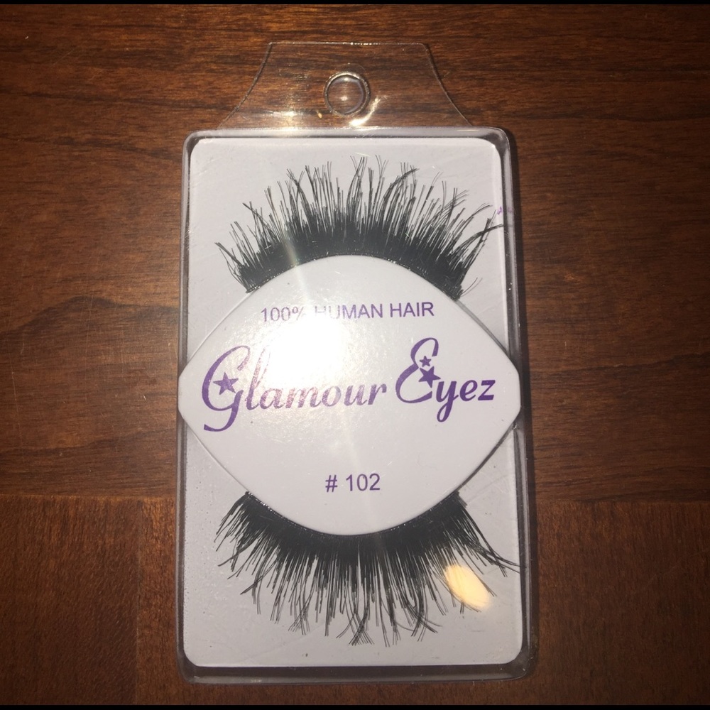 💯 Human Hair Eyelashes #102