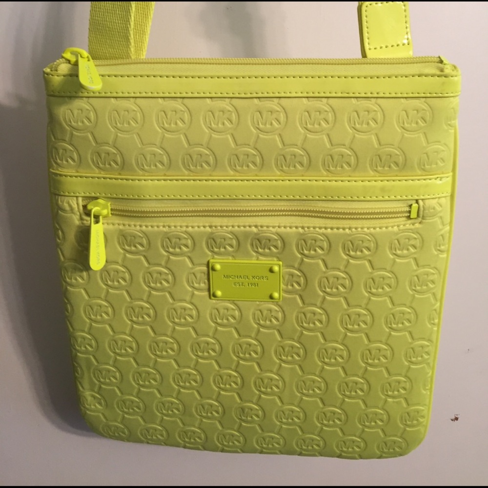 Michael Kors "electronics" neoprene crossbody