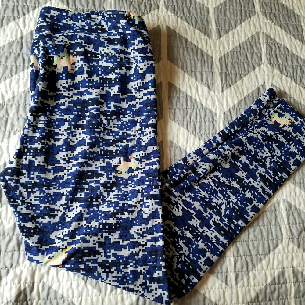 TC digital unicorns leggings