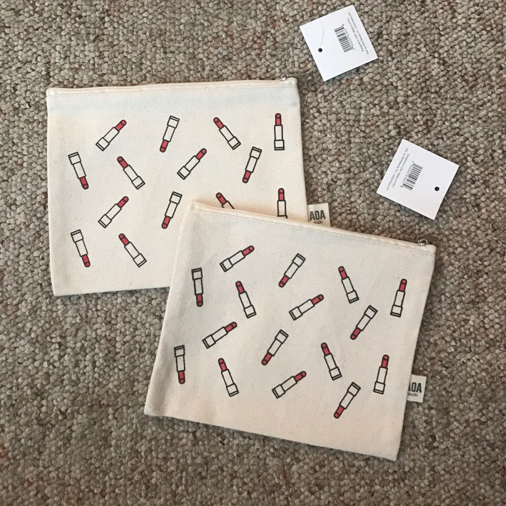 Canvas Cosmetics Bag