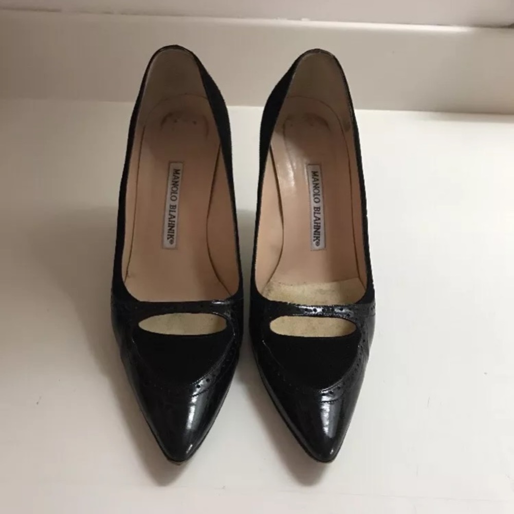 Black Manolo Blahnik Heels AUTHENTIC