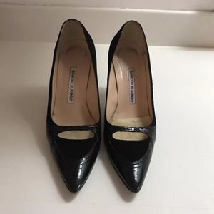 Black Manolo Blahnik Heels AUTHENTIC