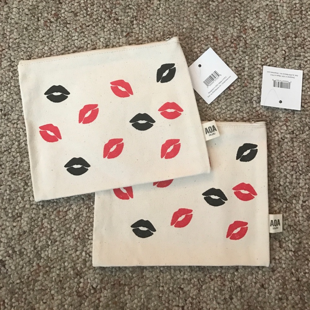 Canvas Cosmetics Bag