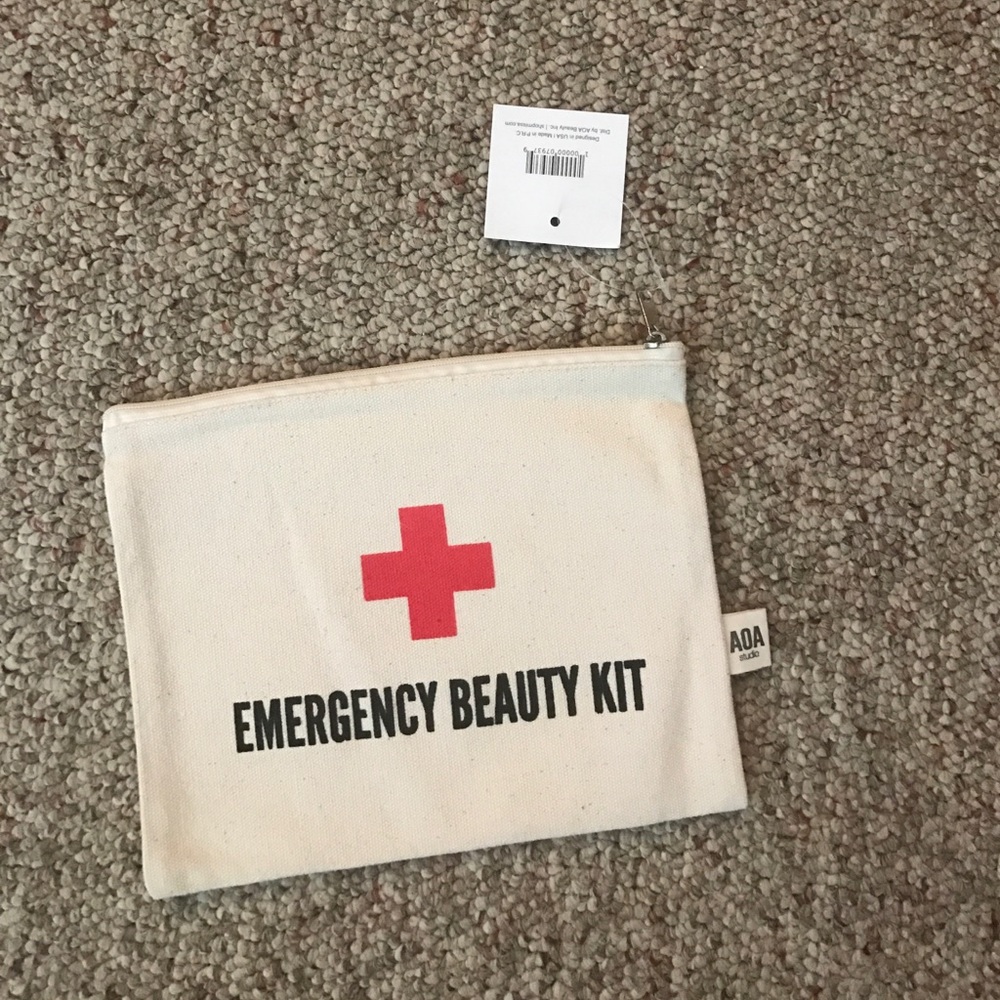 Canvas Cosmetics Bag