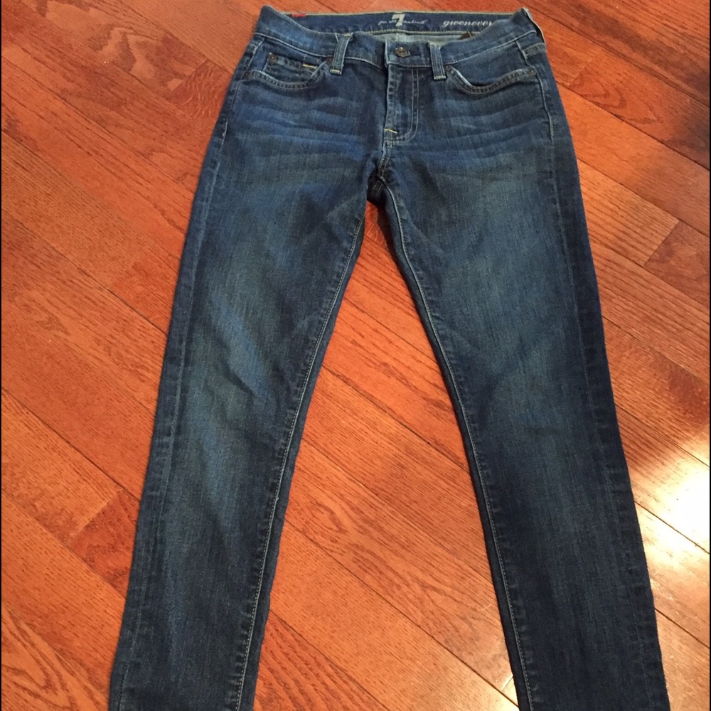 7 For All Mankind Gwenevere skinny jeans.