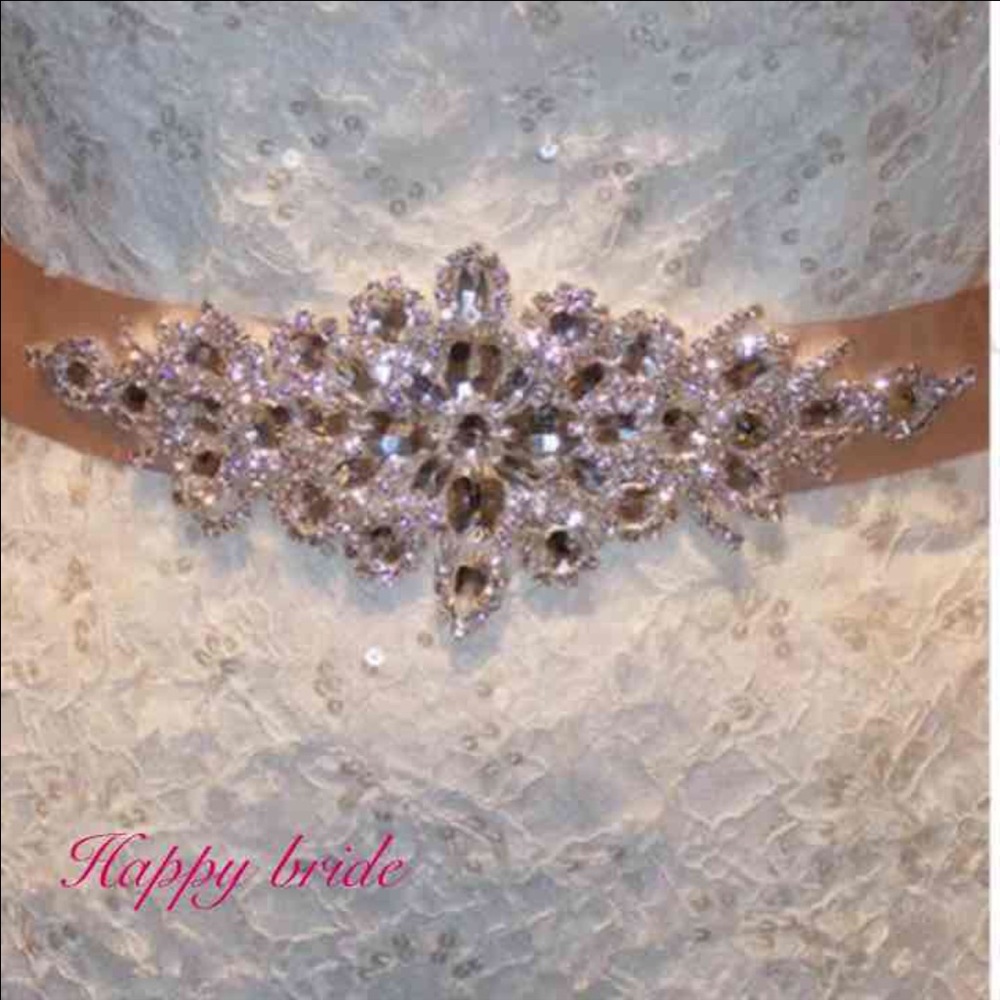 Gorgeous Rhinestone Sash/Belt - Picture 2 of 4