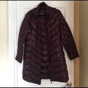Calvin Klein lightweight premium down coat.