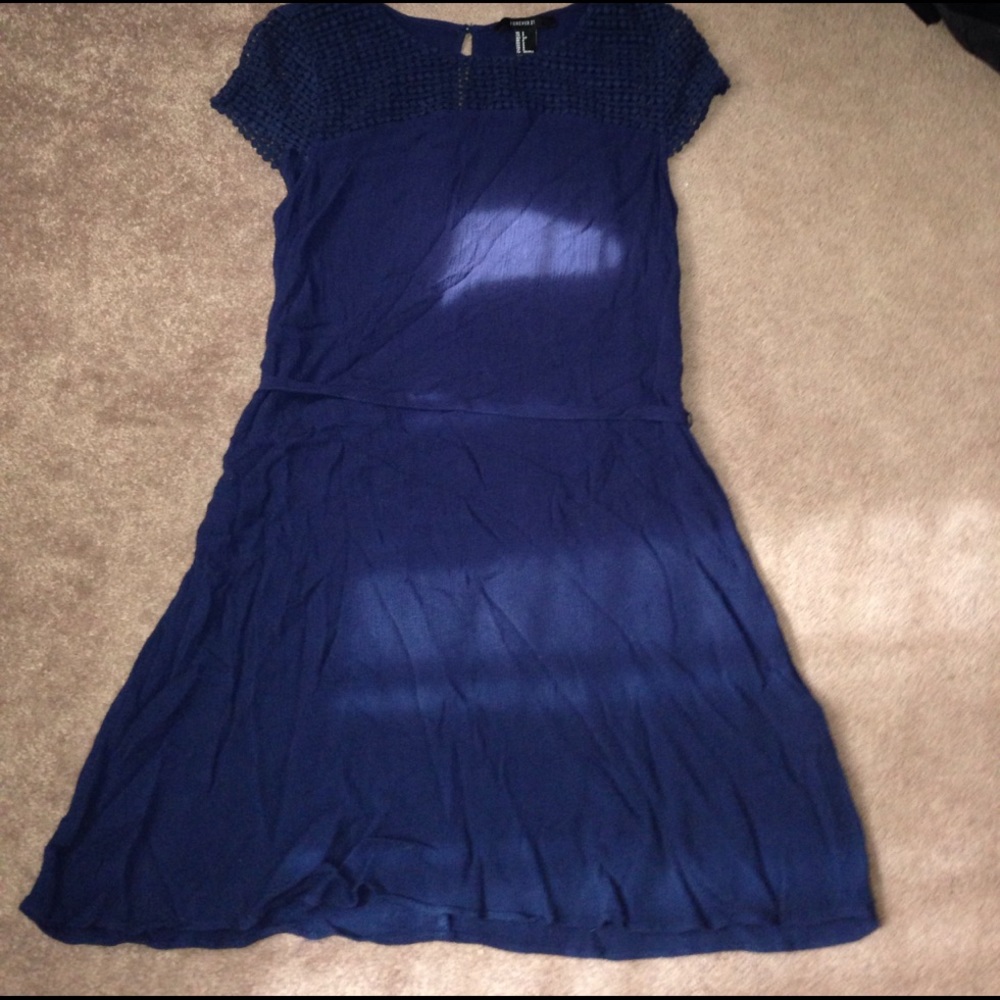 Navy dress from forever 21
