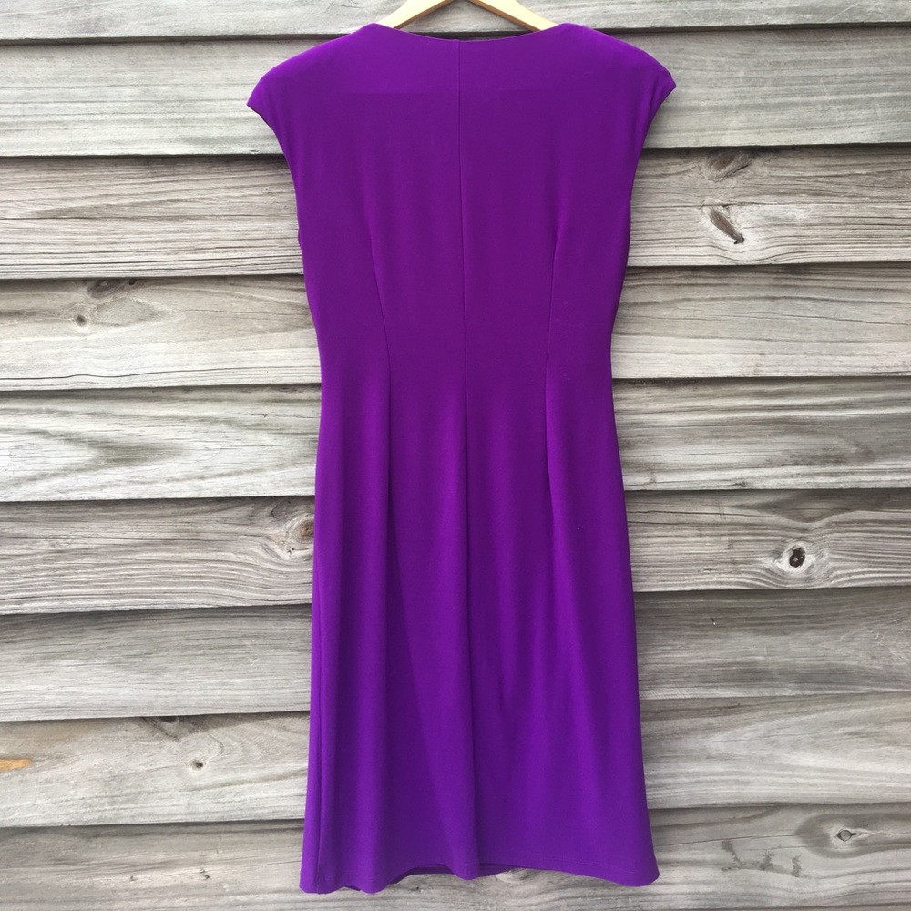 Purple knit dress. - Picture 3 of 4