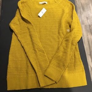 Loft New mustard colored sweater