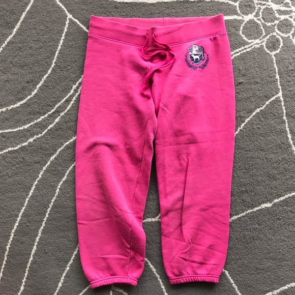 PINK Victoria's Secret Pants - Victoria's Secret Pink cropped sweat pants size S