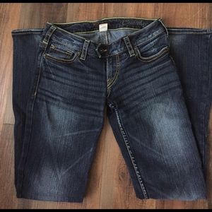 Women's silver jeans size 28