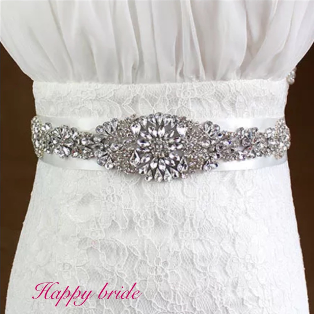 Gorgeous Rhinestone Crystal Sash Belt