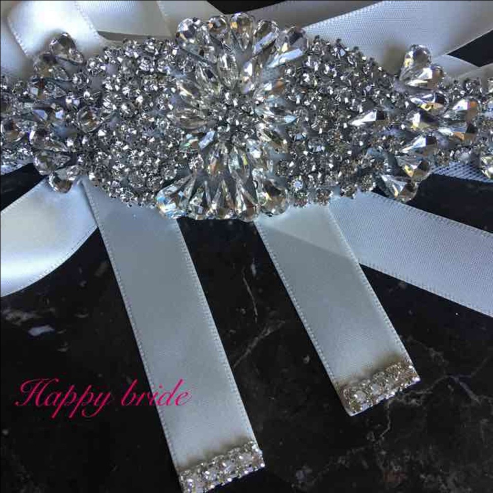 Gorgeous Rhinestone Crystal Sash Belt - Picture 2 of 3