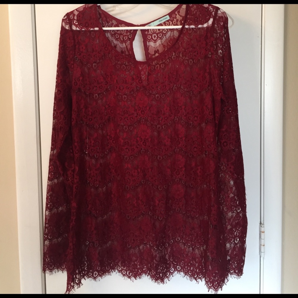Maurice's lace over shirt