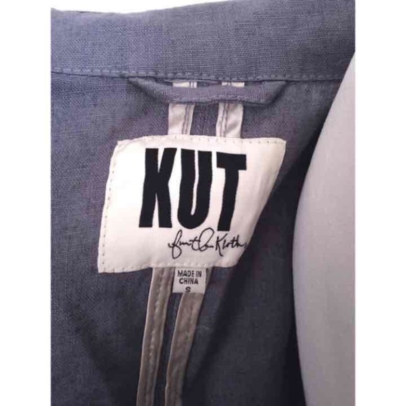 Kut from the Kloth blue drape denim jacket - Picture 6 of 6