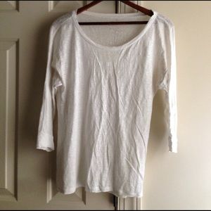J.Crew Lightweight Linen Dolman Sleeve Top XS