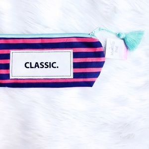 Striped Cosmetic Bag/Pencil Case Striped Cosmetic Bag/Pencil Case